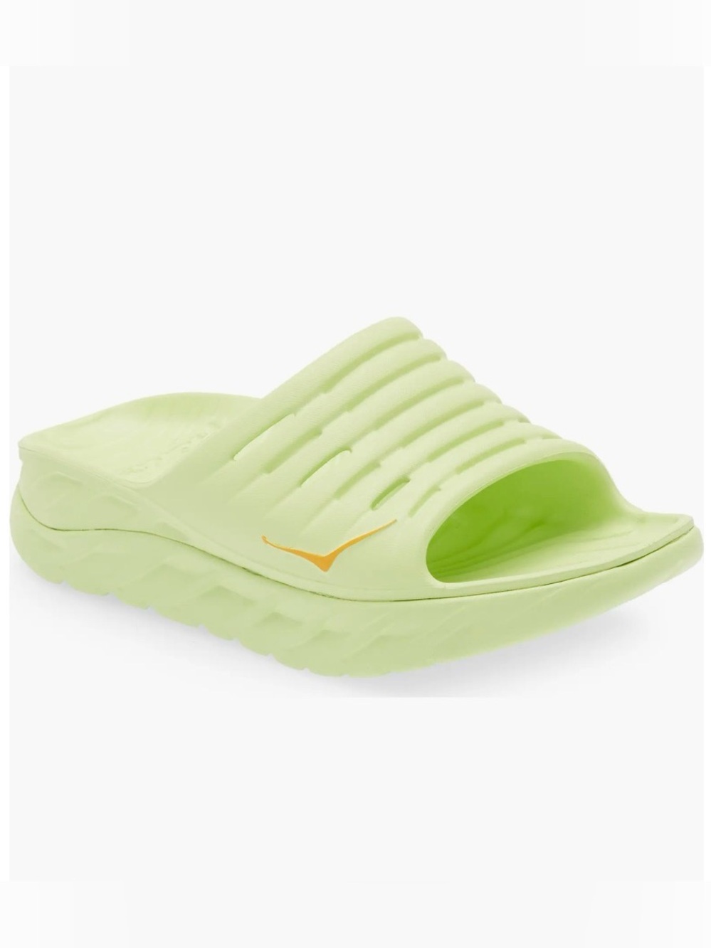 EUC Hoka One One Ora Recovery Slides Sandals Unisex M8/W10 Green Comfy Run